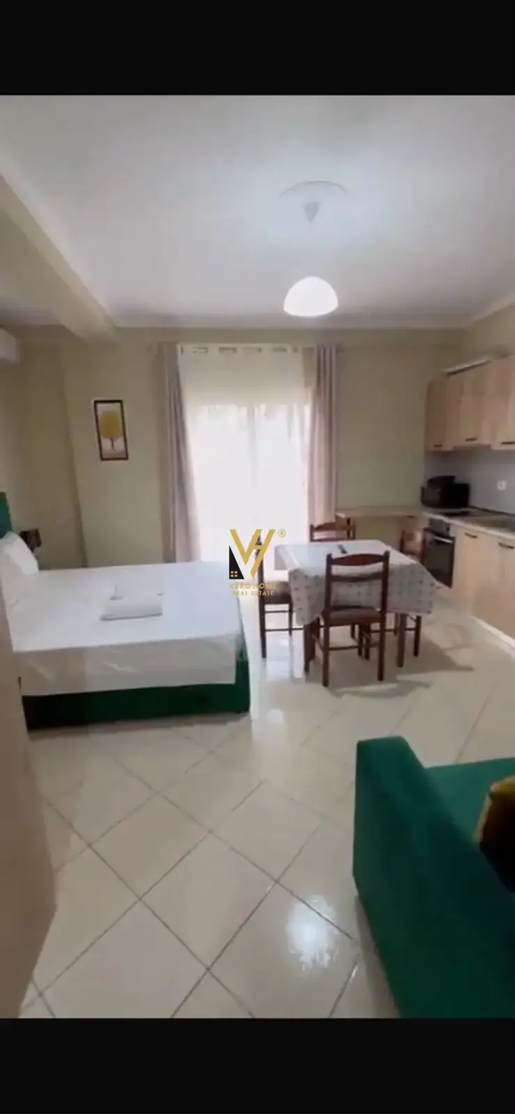 Wohnzimmer, Wohnung 1+1 zu verkaufen in Lungomare, Vlora, 40 m²