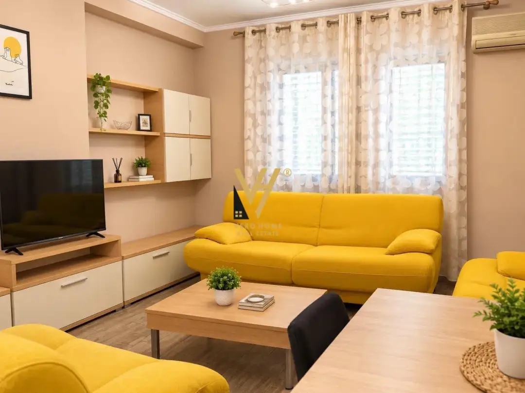 Soggiorno, appartamento 2+2+2 in affitto a 21 Dhjetori, Tirana, 100 m²