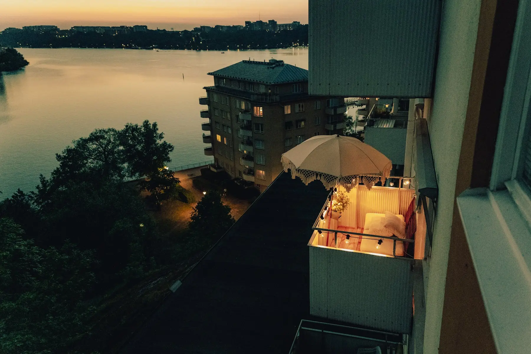 Balcony — Renovated 1+1 Apartment in Ali Demi