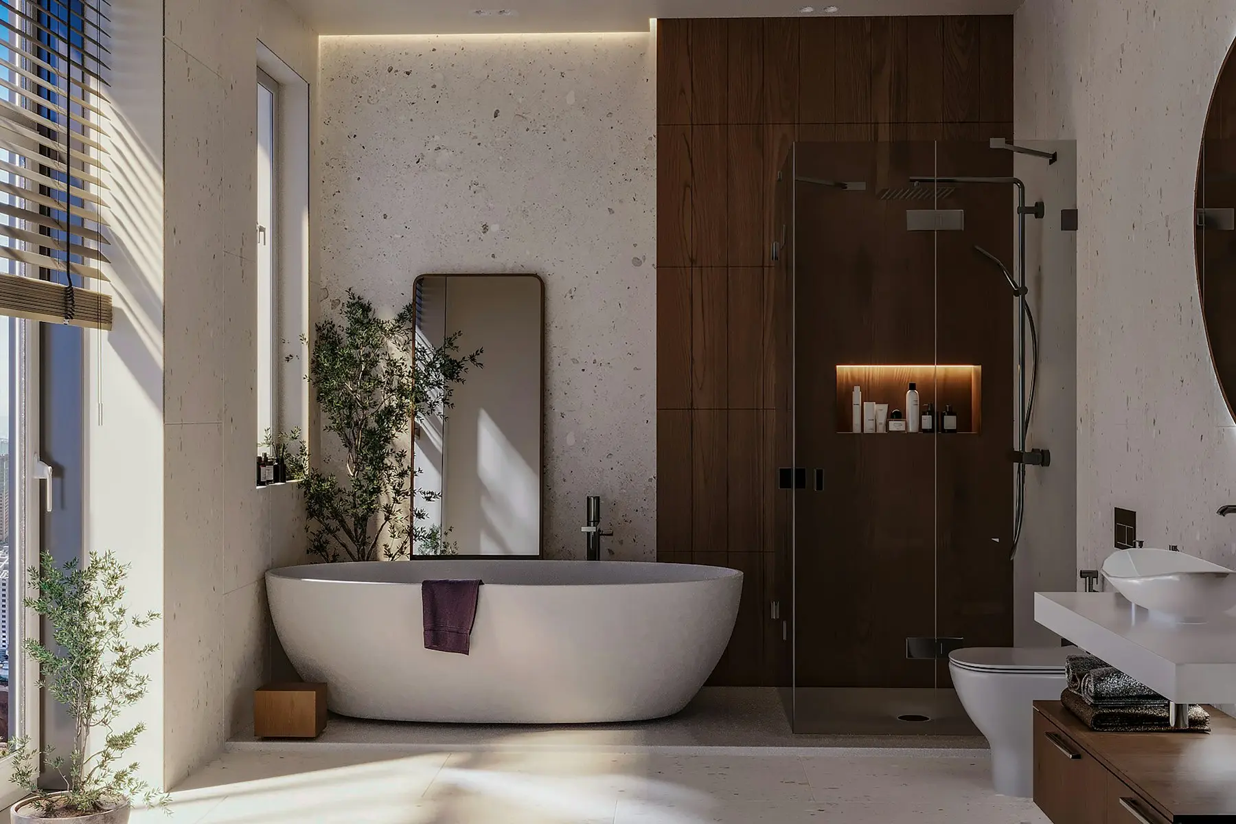 Bagno — Appartamento 2+1 ad Astir