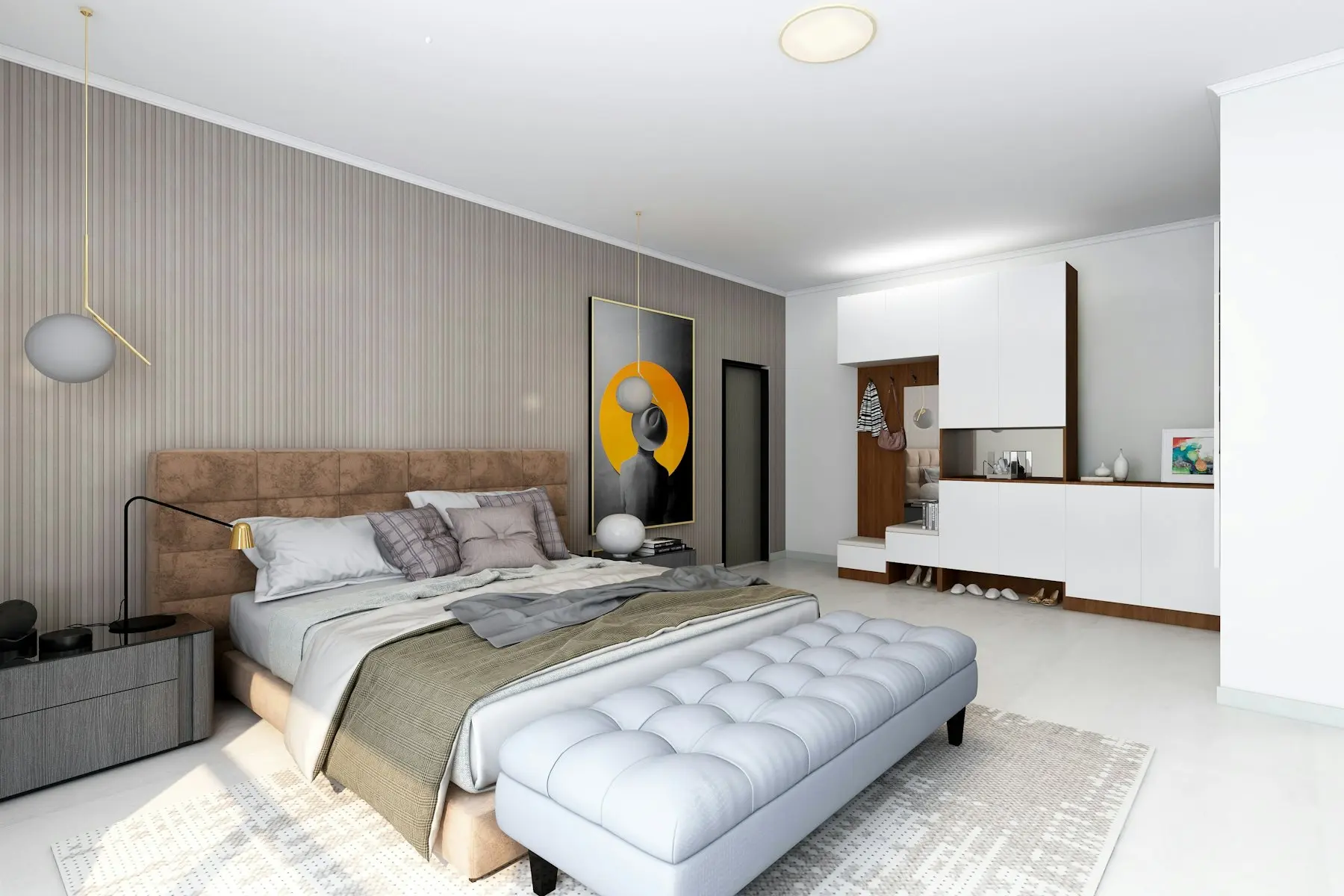 Camera da letto — Appartamento 2+1 ad Astir