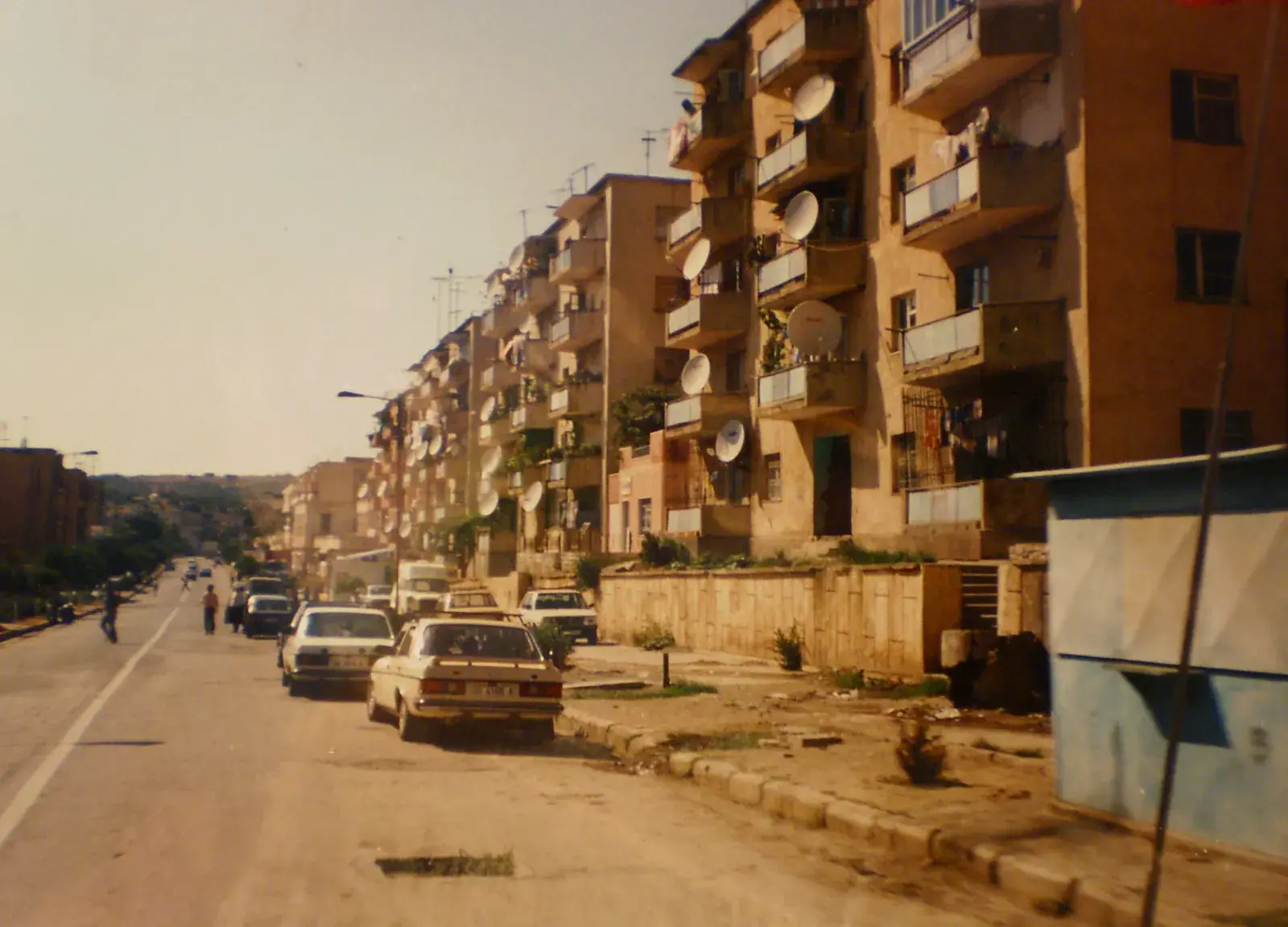 An apartment block in Lezhë