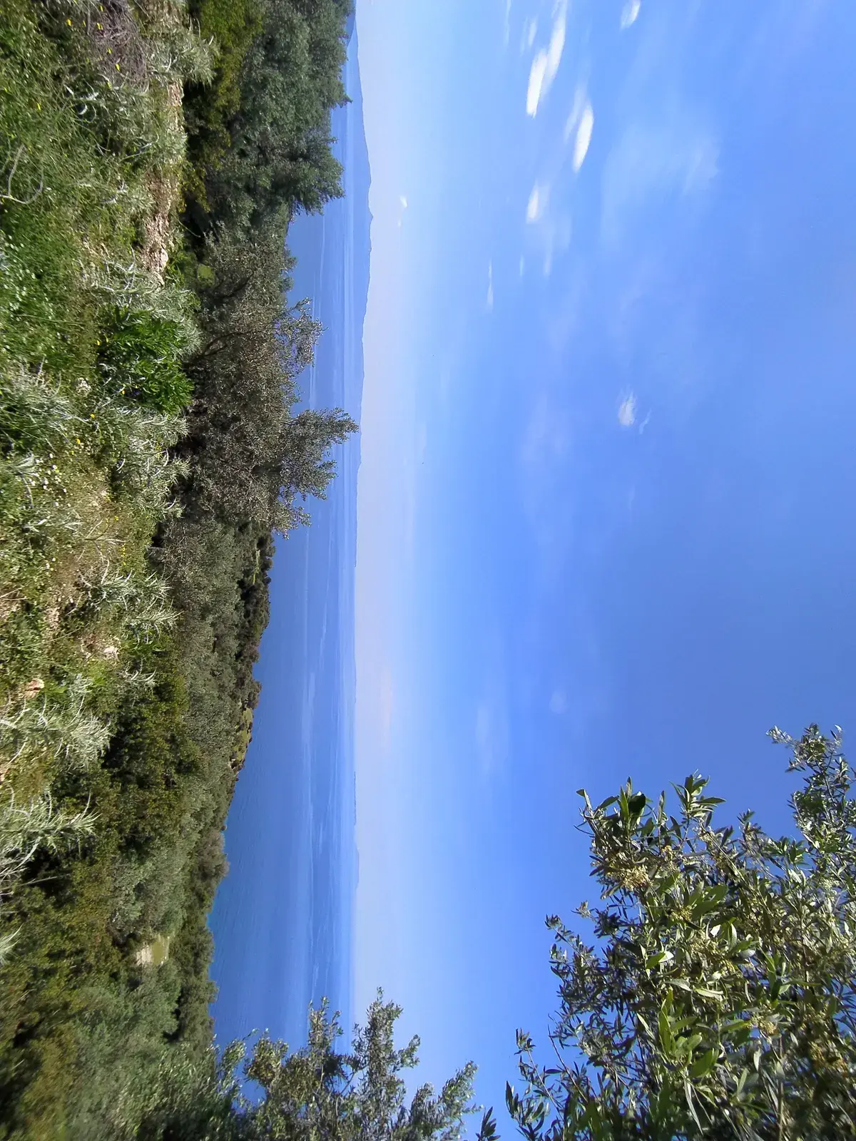 Borsh beach and the Ceraunian mountains