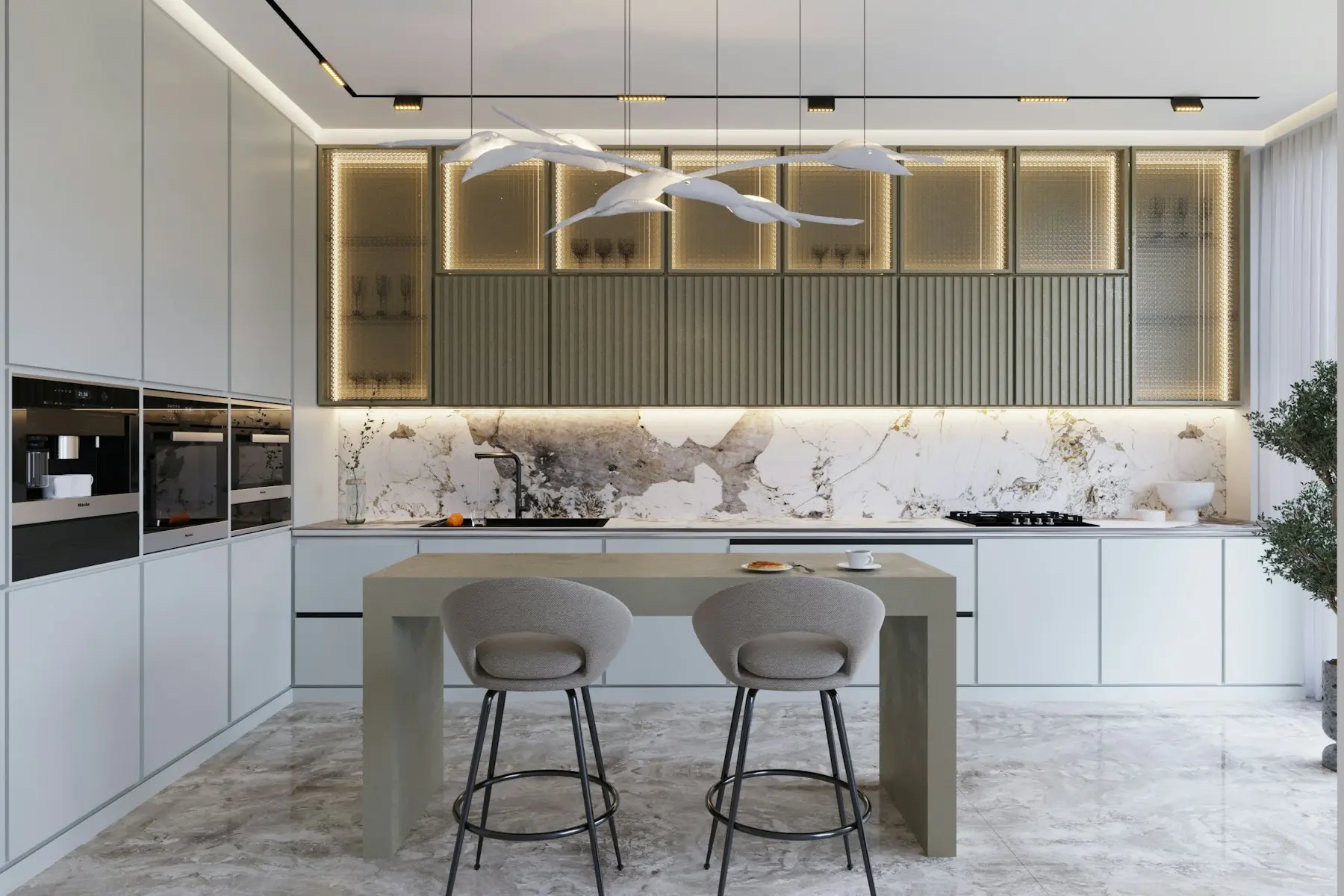Kuzhina — Penthouse 4+2 i ri në Shëngjin