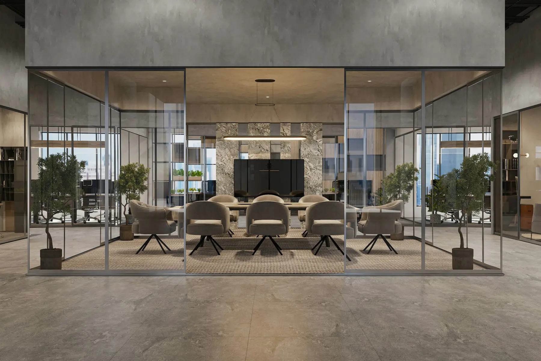 Interior — 485 m² Office Space in Shkëmbi i Kavajës