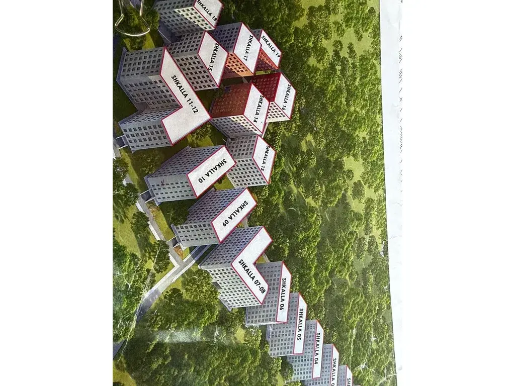 Extérieur, appartement 2+1 à vendre à Ali Demi, Tirana