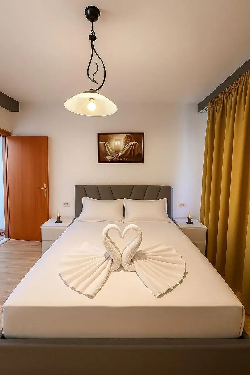 Schlafzimmer, Wohnung 1+1 zu vermieten in Rruga e Durrësit, Tirana