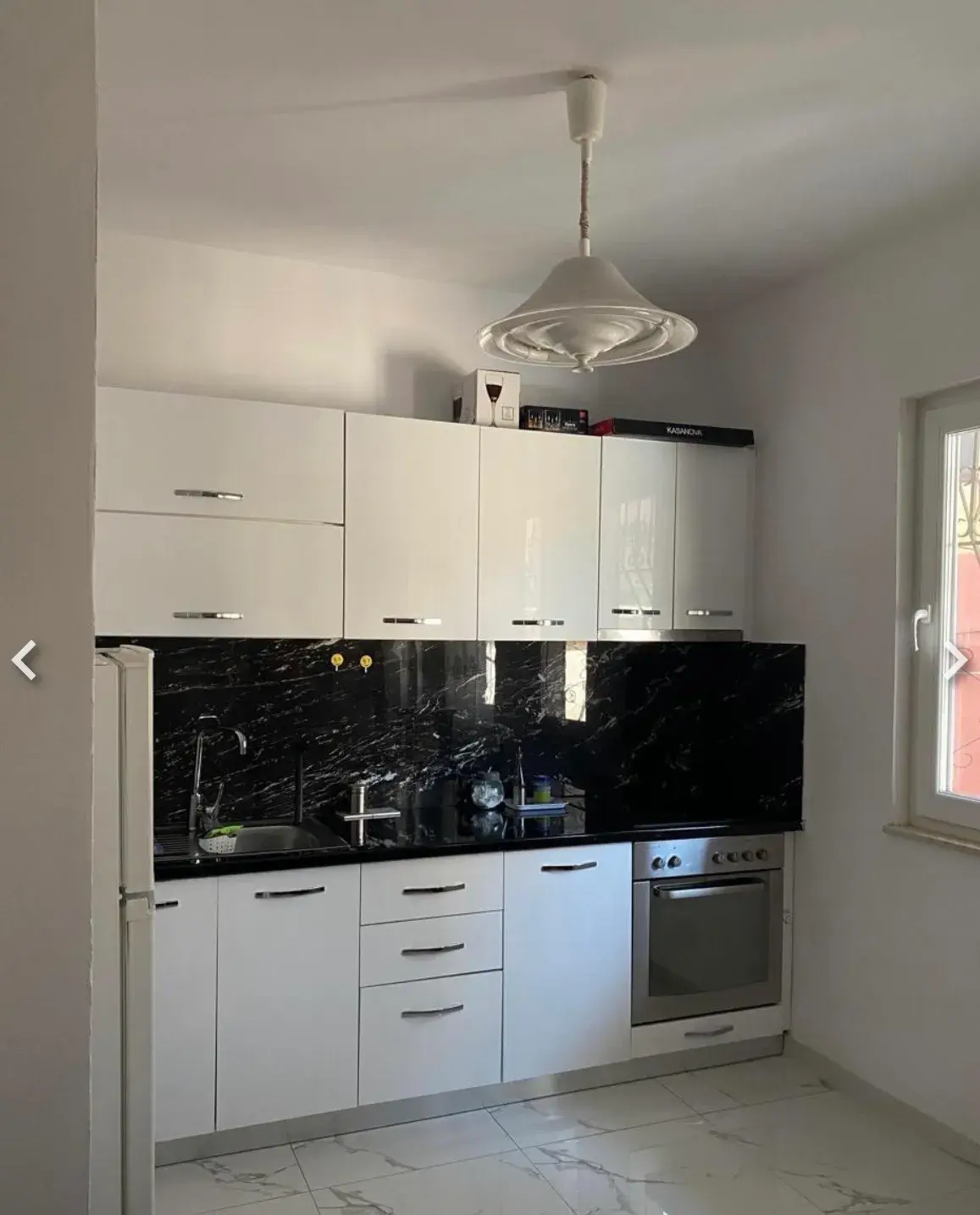 Cucina, appartamento 1+1 in affitto a Rruga e Dibrës, Tirana