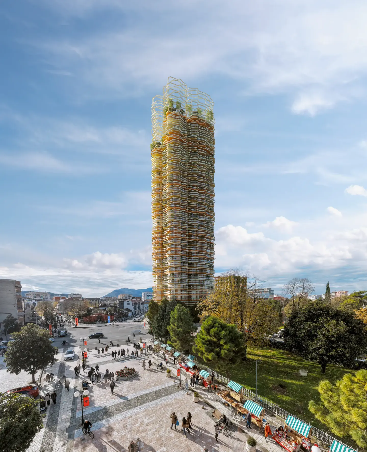 Ndërtesa, apartament 2+1 në shitje në Shkodër