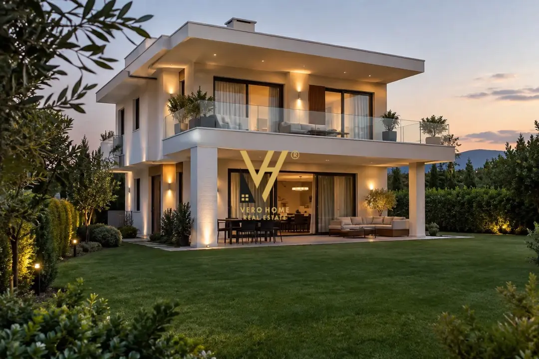 Dhoma e ndenjes, vilë 3+2 në shitje në Shkëmbi i Kavajës, Durrës, 650 m²