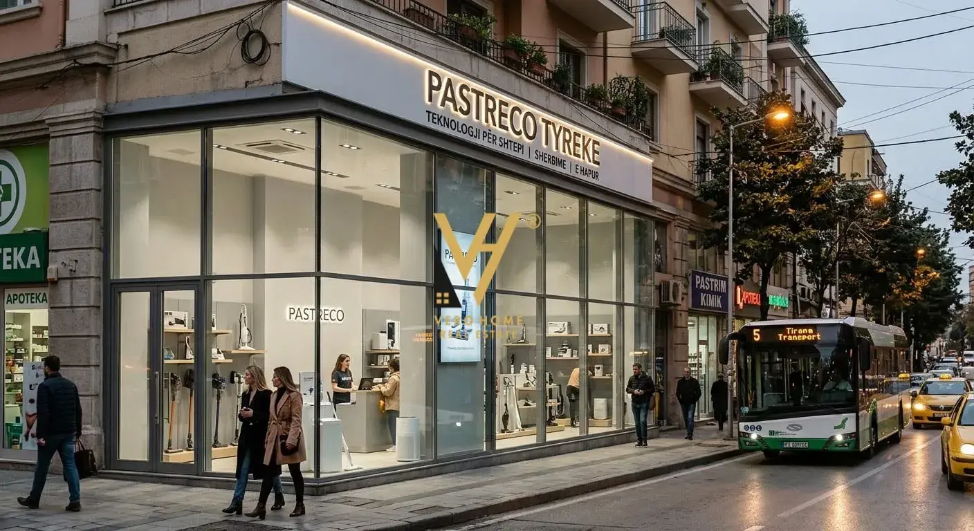 Esterno, negozio 46 m² in vendita a Brryli, Tirana