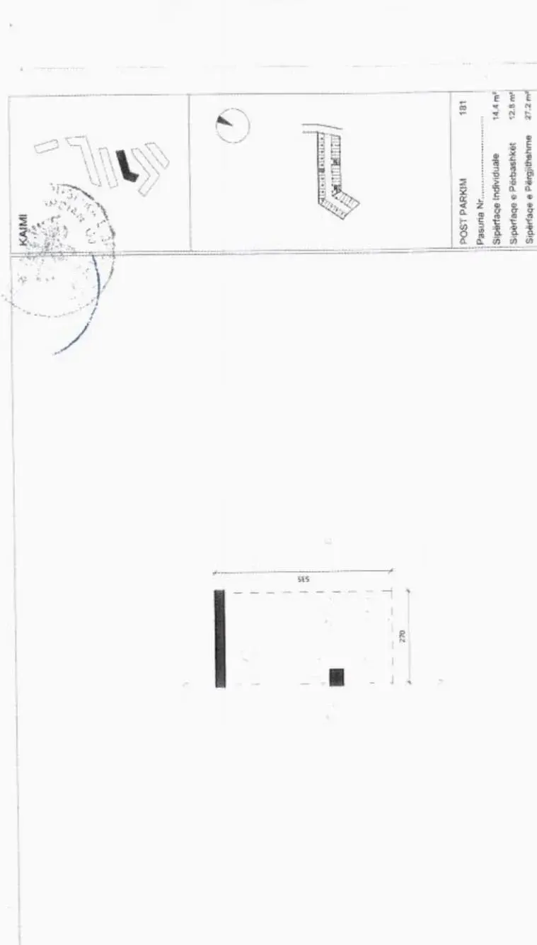 Innenansicht, Stellplatz / Garage zu verkaufen in Ali Demi, Tirana