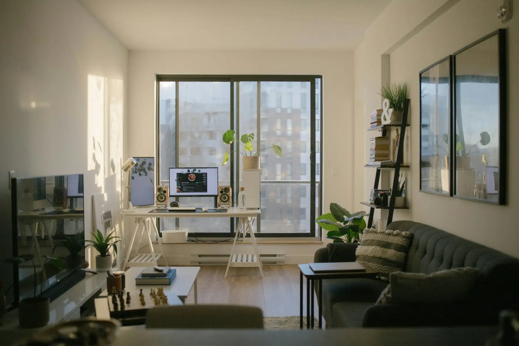 Living room — Renovated 1+1 Apartment in Ali Demi