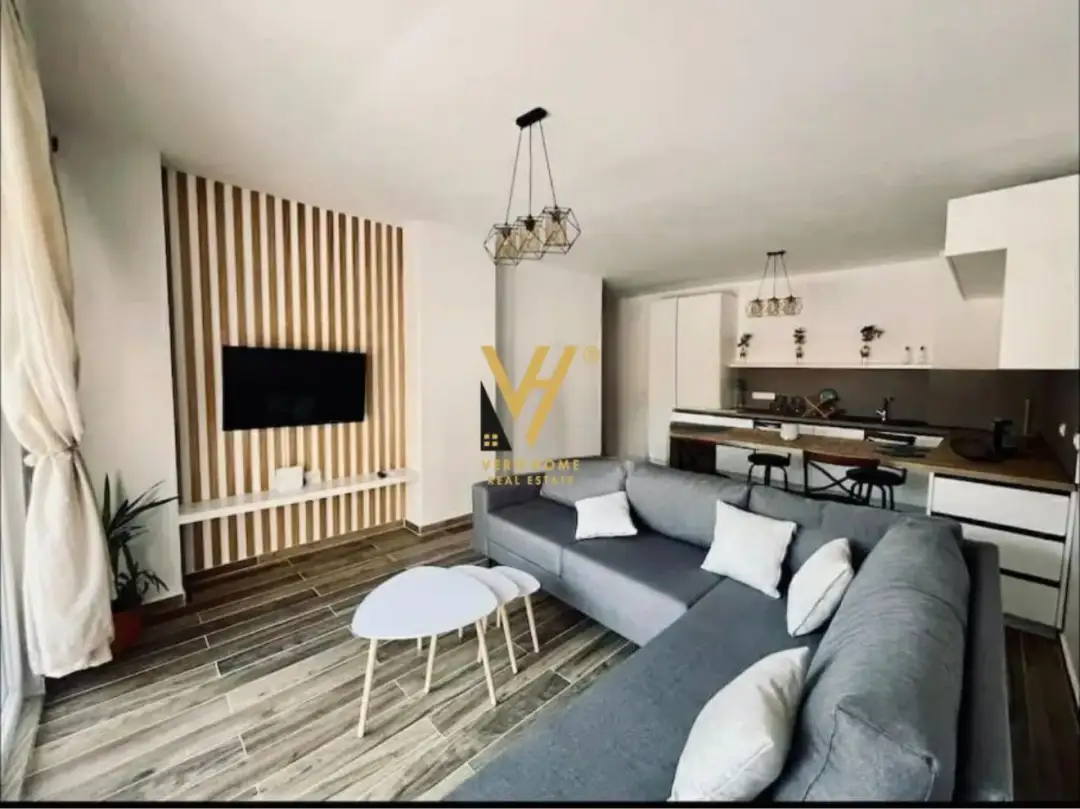 Living room, 1+1 apartment for rent in Tirana, 70 m²